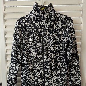 Lululemon black and white patterned jacket